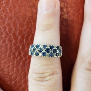 Diamond, Sapphire Ring